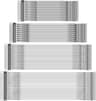 Lot de 100 bas de ligne inox
