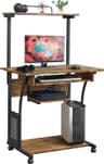 Yaheetech bureau sur roulettes