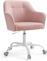 Chaise de bureau rose SONGMICS