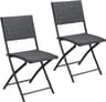 Casaria Lot de 2 chaises pliantes