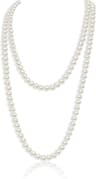 Collier Long de Perles d'Imitation