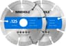 Disques diamant 125mm x 22,2mm