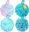 Lot de 4 éponges en luffa