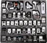 Set de 42 pieds de biche