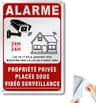 Panneau de Sécurité Plaque Alarme
