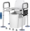 Rehausseur de toilette réglable