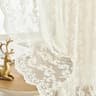 FOLKSIDE Rideaux en dentelle victorien