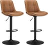VASAGLE Lot de 2 tabourets de bar