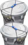 Lot de 2 verrous poubelle